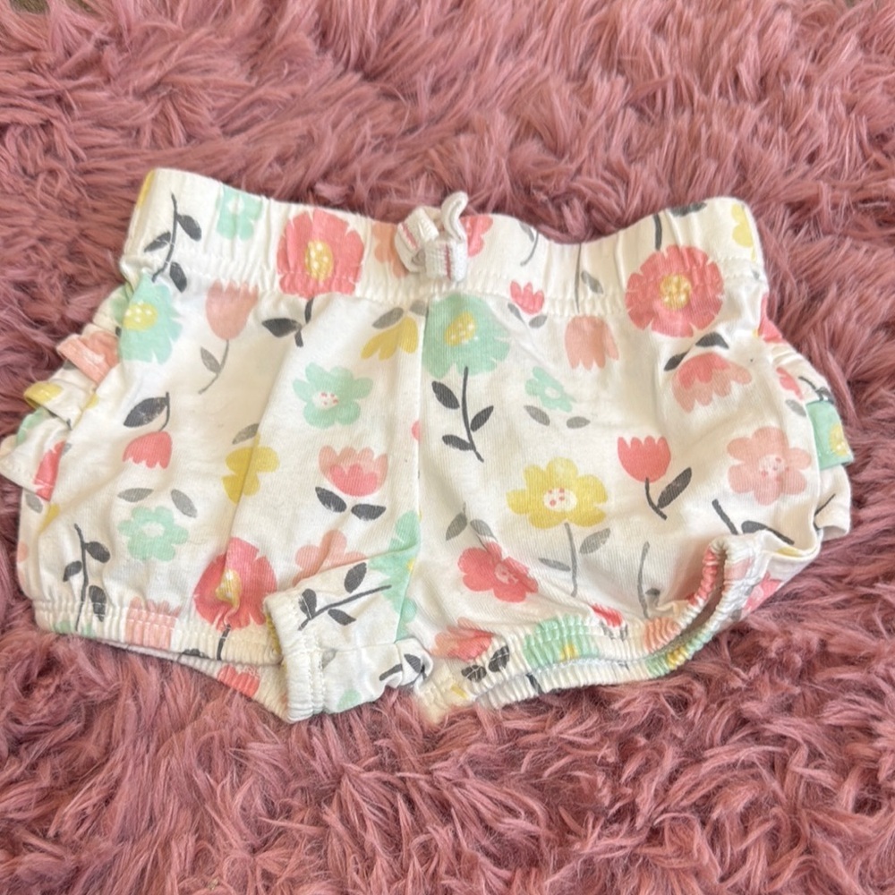 Floral Kids Shorts - Multicolor